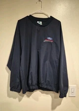 Augusta Sportswear Ford Racing Windbreaker Men’s Adult L Blue Pullover Jacket
