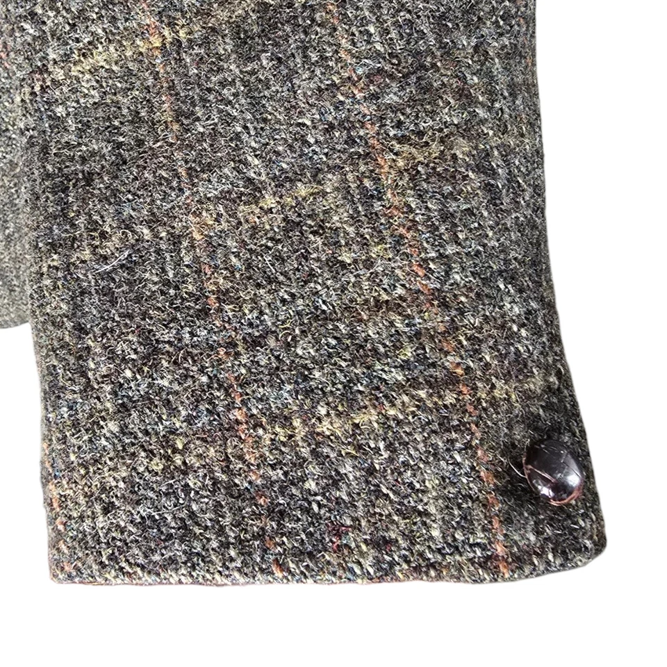 Blazer Harris Tweed vintage 42S década de 1960 por Dunn & Co 3 botões corte caixa feito na Inglaterra - Imagem 4 de 4