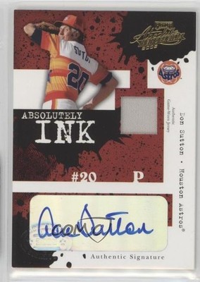 2005 Playoff Absolute Memorabilia Single Materials 47/50 Don Sutton Auto HOF 0lm