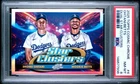 7936 Mookie Betts Shohei Ohtani 2025 Topps Cosmic Chrome Star Clusters PSA 8
