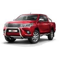 Stahl FrontbüGel FrontschutzbüGel FüR Toyota Hilux 2015-2019 Mit ABE Silber