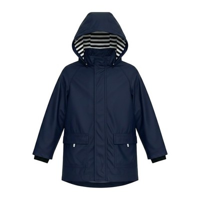 M2C Worn Boy Rain Windbreaker Jacket 7/8 Navy