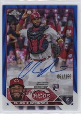 2023 Topps Chrome Rookie Blue RayWave Refractor /150 Chuckie Robinson Auto 17hm