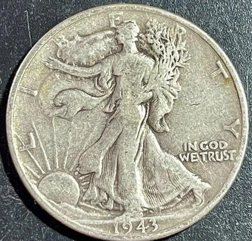 Photo of a 1943-P Walking Liberty Half Dollar from an eBay listing that sold on Jul 20, 2026