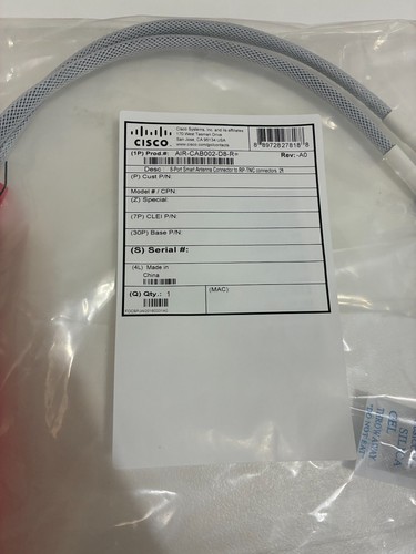 NEW Cisco AIR-CAB002-D8-R 8-Port Smart Antenna Connector 2ft - Afbeelding 2 van 2