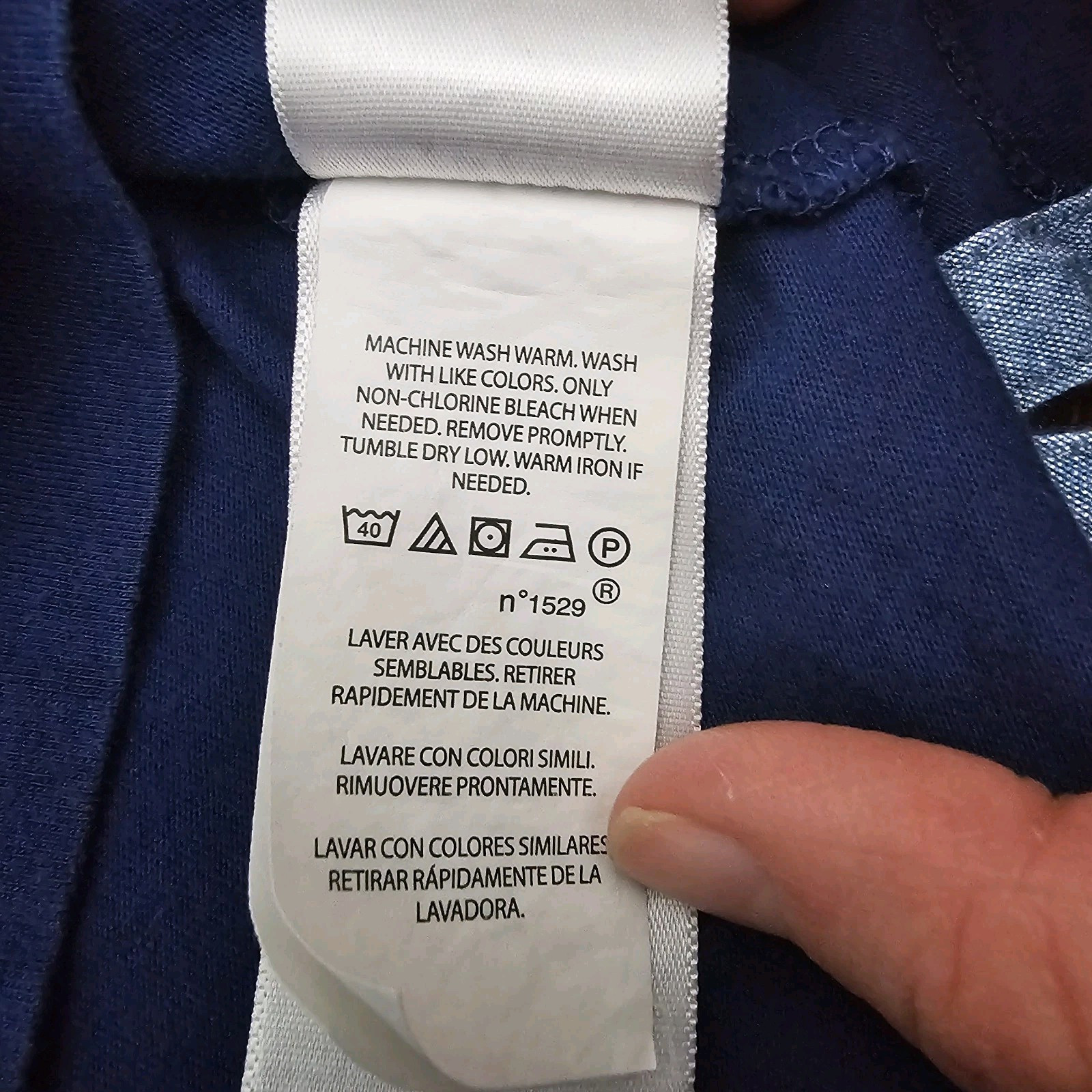 Polo Ralph Lauren Mens Large Polo Shirt Navy Blue Short Sleeve Classic Fit thumbnail 8