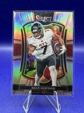 2025 Select - Premier Level Bijan Robinson #148 Silver Prizm Atlanta Falcons
