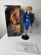 Barbie Black Label Hunger Games Catching Fire Effie Doll 2013 X8427 Box COA