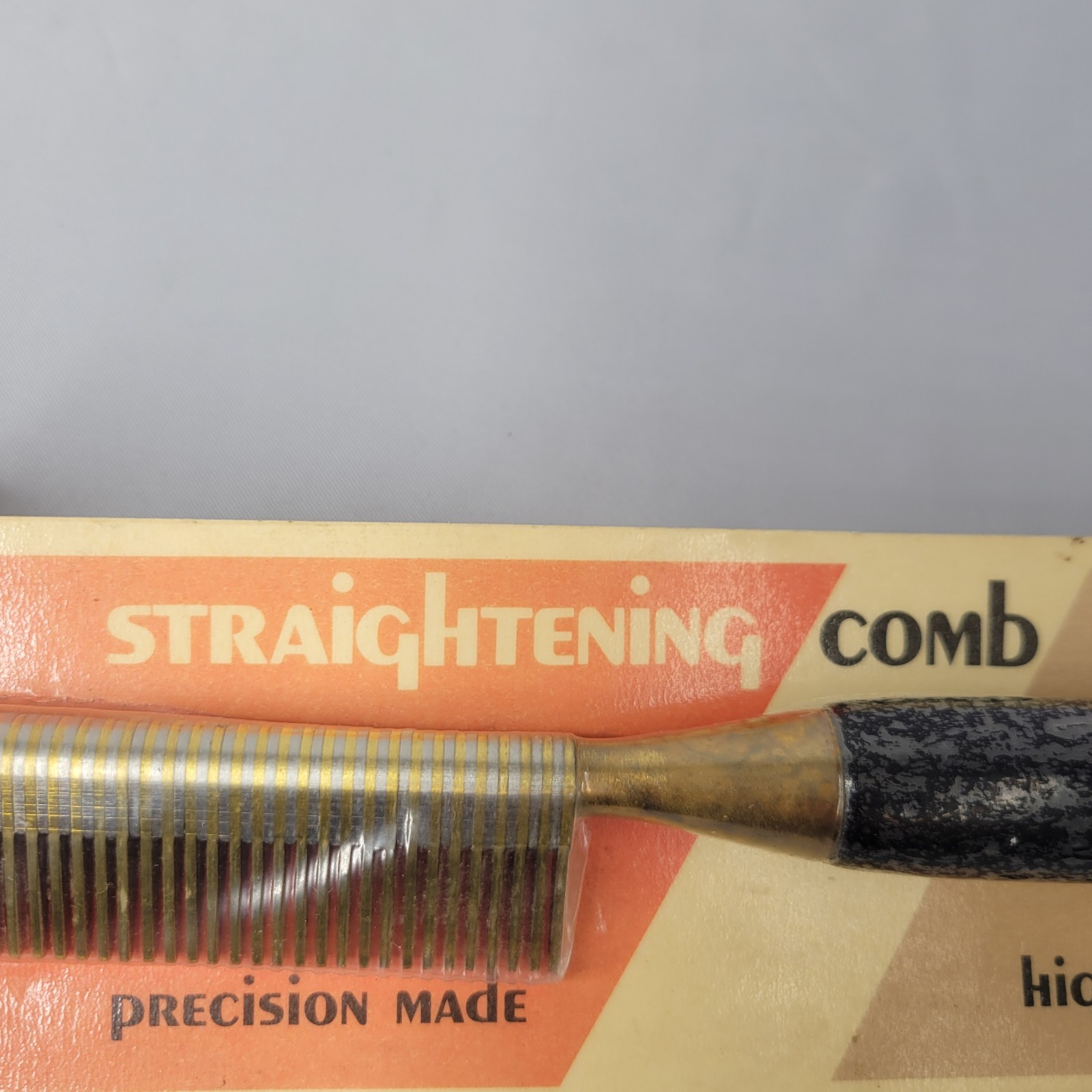 Lot Of Vintage Antonio's & Kizure - Straightening Comb & Stove Curling Iron Sz C