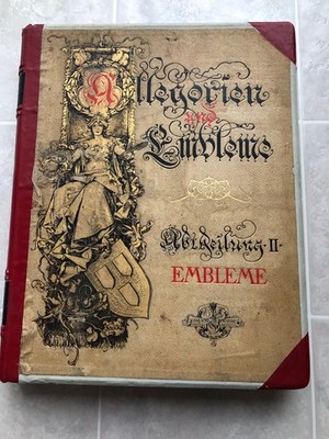 Vintage German 1882 Allegorien Und Embleme Volume 2 by Gerlach & Schenk