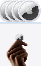 4 Pack Of Apple AirTag Bluetooth Tracker - Silver MX532AM/A 