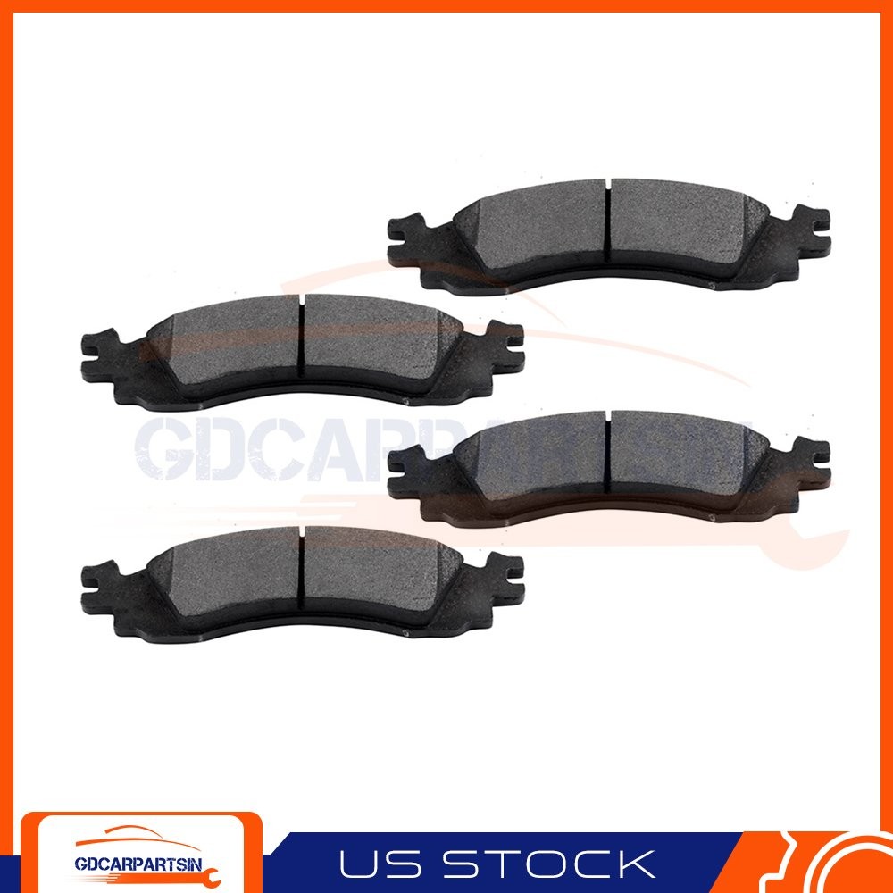 4pcs Front Ceramic Brake Pads For 2007 2008 2009 2010 Ford Explorer Sport Trac