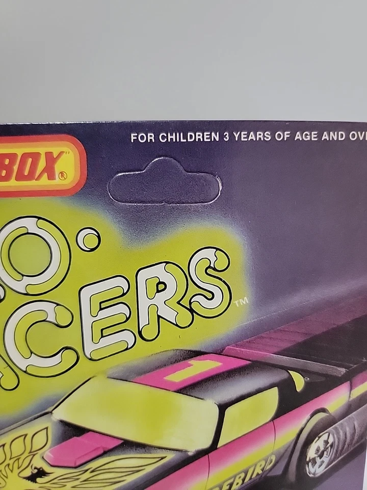 Nuevo en caja Matchbox #13 1982 Glo Racers Burnin 280 DATSUN 280ZX coche brilla en la oscuridad viejo Foto 2 de 4