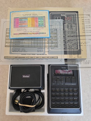Vivitar PTC Process Time Commander - Rare Complete Kit w/ Wall Mount