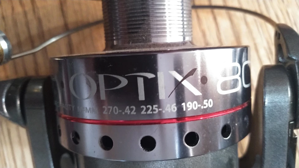 Rolamento de esferas Zebco Quantum OP80FA-CKE7 Optix carretel giratório 4 - Imagem 3 de 4