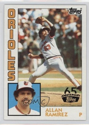 2016 Topps 65th Anniversary Buybacks Standard Black Allan Ramirez #1984-347 fm0