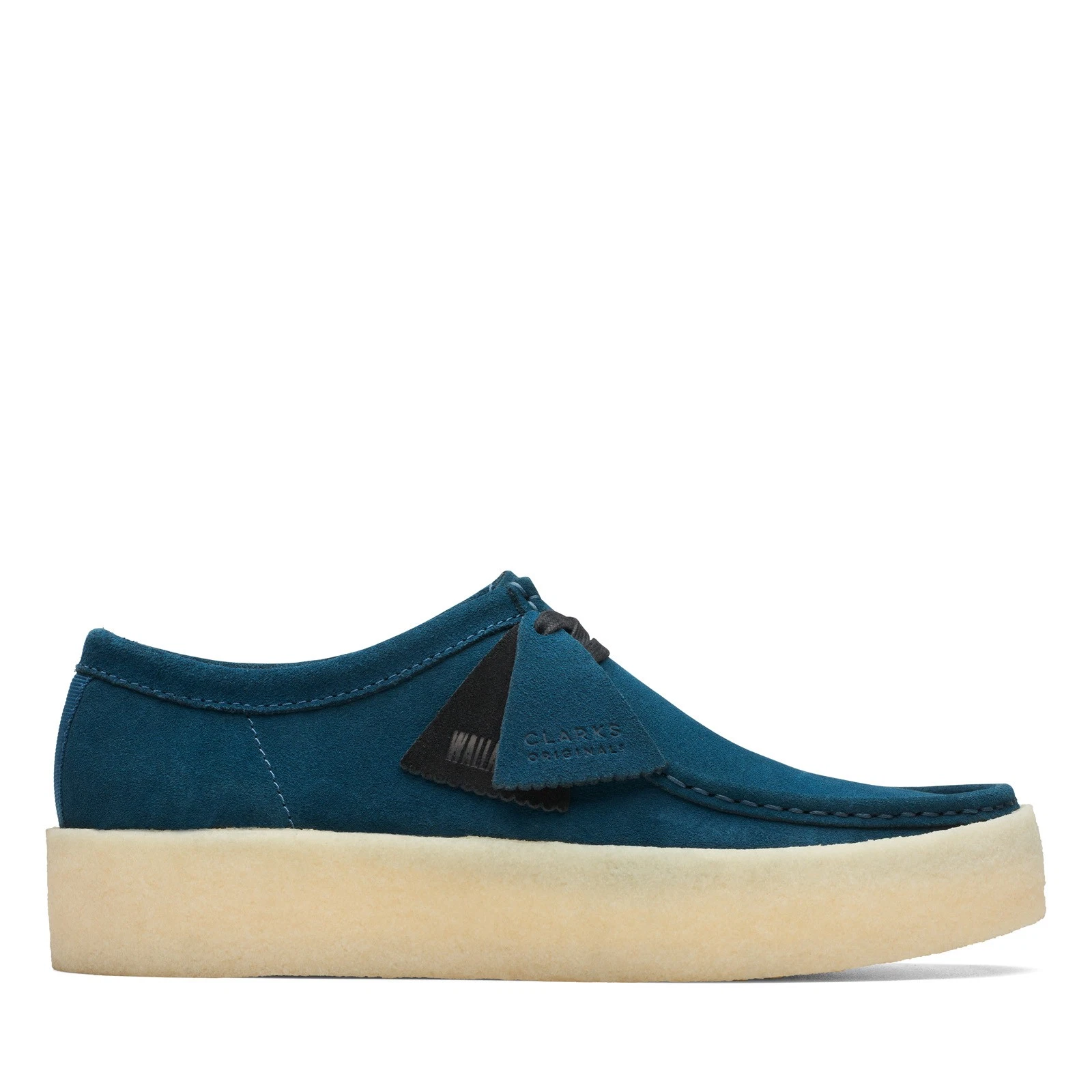 Scarpe casual Clarks Wallabee Cup 26174036 blu Oxford e stringate da uomo