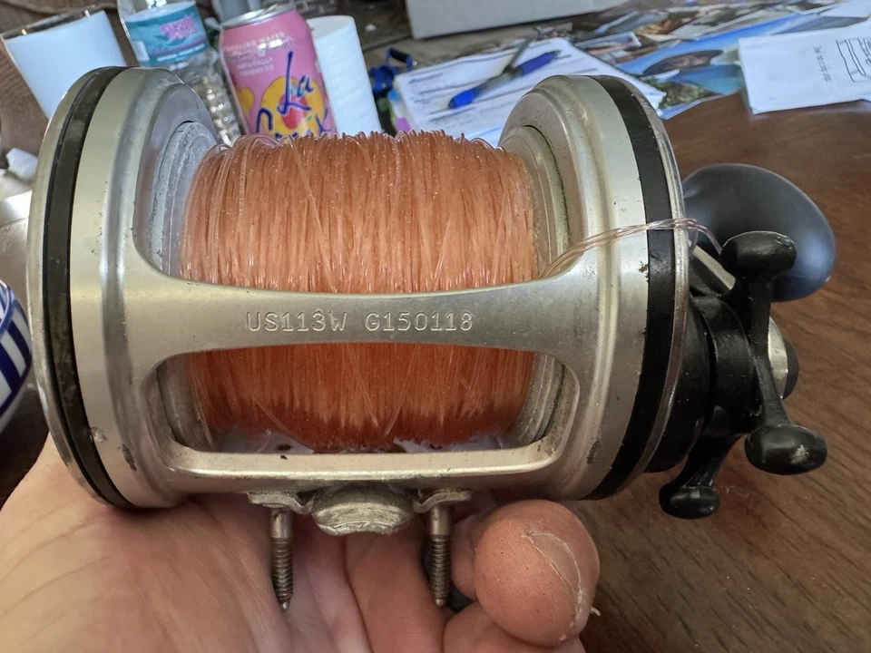 Penn U.S. Carrete de pesca convencional Senator US113W Foto 3 de 4