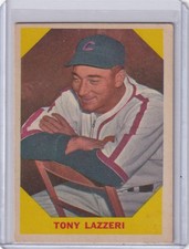 1960 Fleer Baseball #31 Tony Lazzeri DP