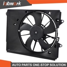 Left Radiator Cooling Fan Assembly w/ Shroud for Honda Passport