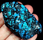 147Ct Spiderweb Blue Turquoise Nugget Specimen YPKS23 — photo 1