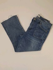 Nicole Miller Soho High Rise Kick Boot Jeans Womens Size 12 Patch Pocket
