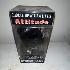 World Wrestling Federation Attitude Bears The Game Plush Beanbag with Box