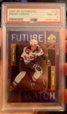 Zdeno Chara 1997 SP Authentic Future Watch RC #186 PSA 8