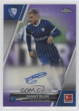 Danny Blum Chrome Bundesliga 2021 Purple Refractor /199 Auto