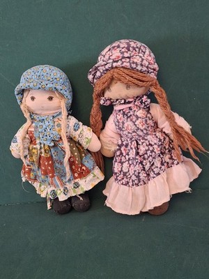 Vintage Original Holly Hobbie Puppe & Amy oder Heather Freund Knickerbocker 70er Jahre