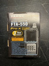 Yaesu FTA-550 VHF Transceiver Aviation Radio