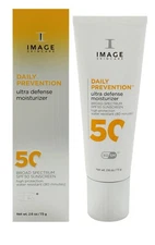 Daily Prevention Ultra Defense Moisturizer SPF 50 by Image for Unisex - 2.6 oz