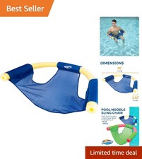 Noodle Sling - Floating Pool Chair Styles and Colors May Vary