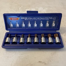 VIM Tools XZN100 Triple Square Bit Socket Set – Used, Complete in Original Case