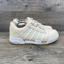 K-Swiss Gstaad Low Top Leather Tennis Sneakers Shoes Women's Size 8 Beige White