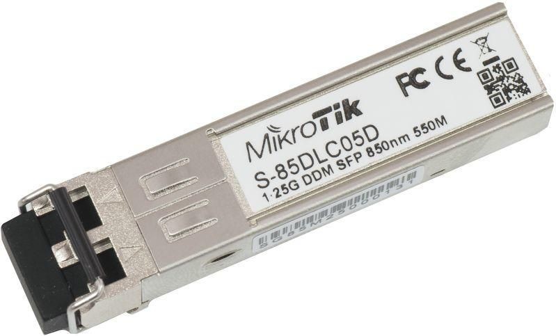 MikroTik S-85DLC05D Network Transceiver – SFP 1.25G 850nm LC 550m MM