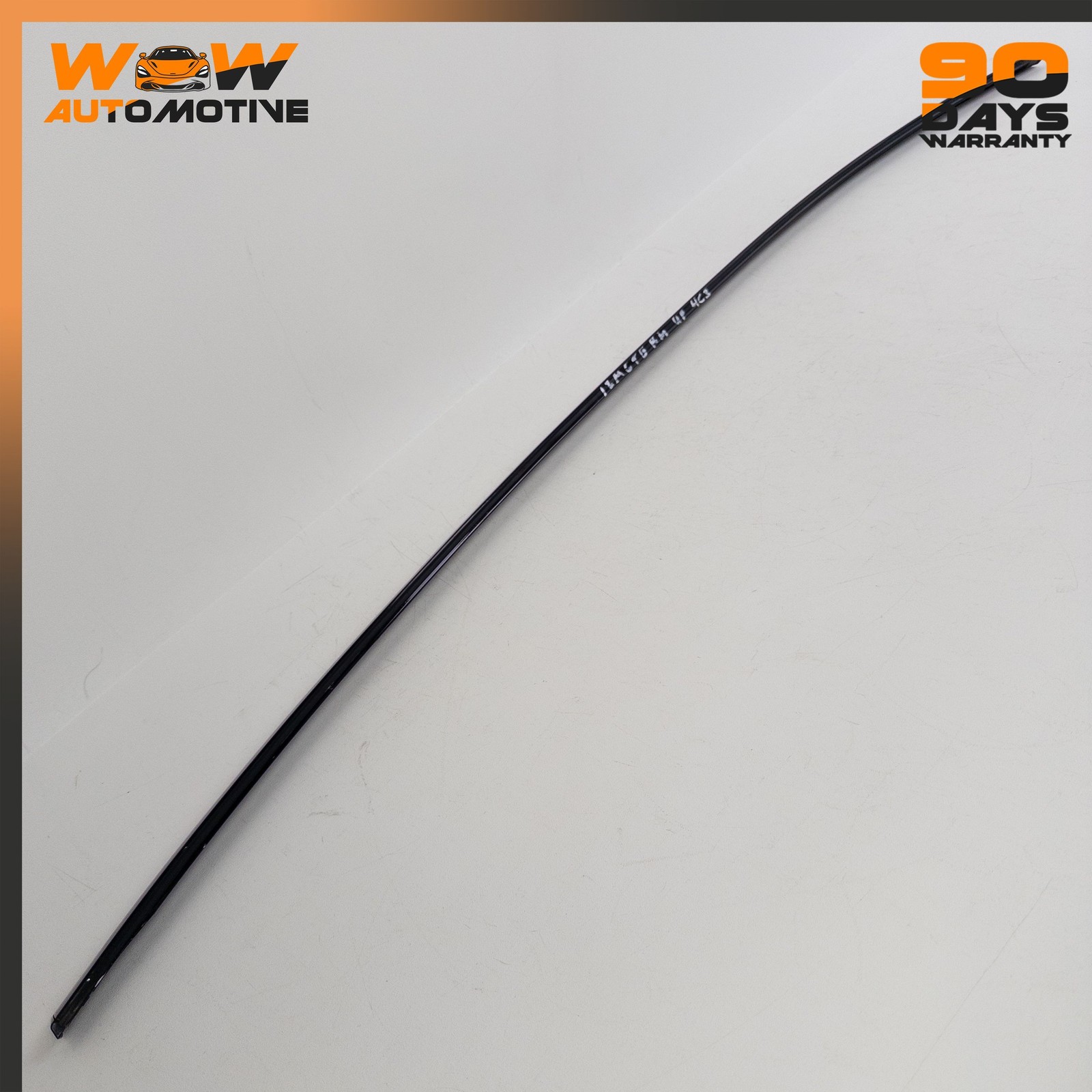 08-19 MASERATI GRANTURISMO S RIGHT UPPER ROOF DRIP RAIL DOOR MOLDING TRIM OEM