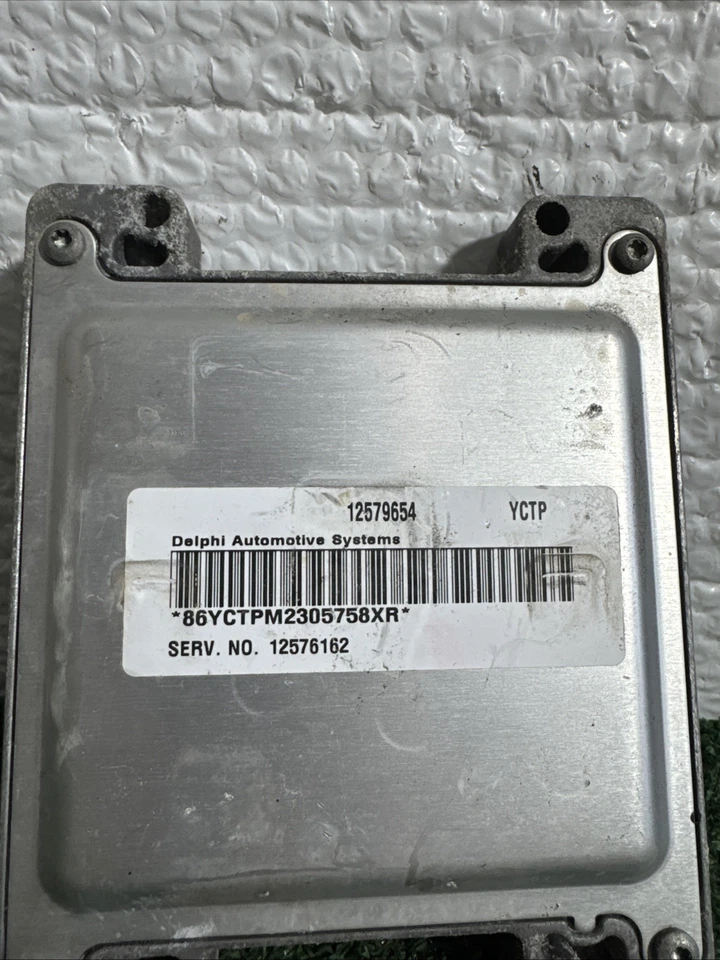 1995 - 2005 年雪佛兰 Cavalier 发动机控制模块 ECM 二手原始设备制造商 12579654 — 第 2/4 张图片