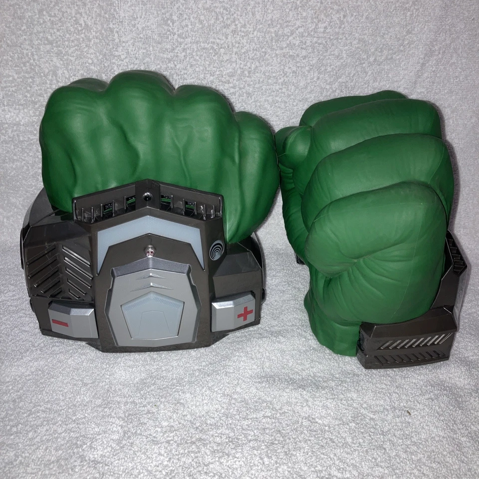 Hasbro Playmation Disney Hulk Manos Puños Smash Avengers Gamma Gear Probado Funciona Foto 2 de 4