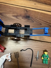 Vintage Lego Castle Forestmen Set #1877 Crusader&rsquo;s Cart - 1990 - READ