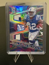 2018 Panini Spectra - Building Blocks Nyheim Hines Colts #23 Neon Marble /4 