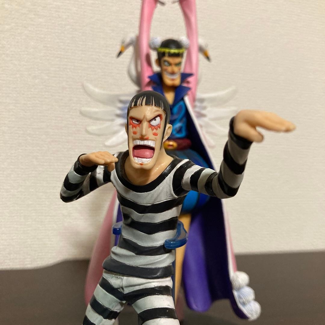 Juego de figuras de arcilla Bon de una pieza juguetes de anime coleccionables auténticos Japón usados