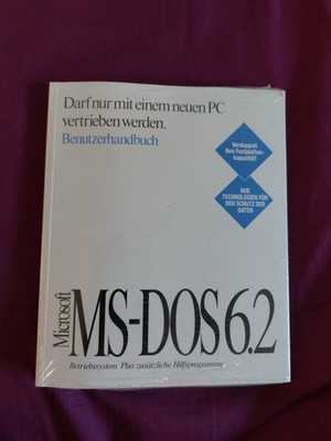MICROSOFT MS DOS 6.2+ Original Bedienungsanleitung