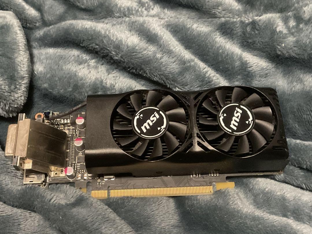 MSI GeForce GTX 1050 Ti 4GT LP PCIe3.0x16 Black Used from