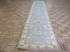 2'9 x 13'4 Runner Hand Knotted Gray Peshawar Oriental Rug G17138