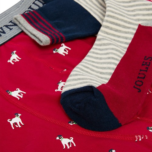 JOULES Boxershorts & Socken Herren Geschenkset Größe S & 2XL PORTOFREI NEU MY55 - Bild 3 von 18
