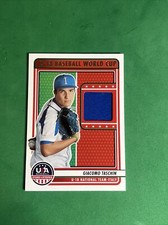 2023 Panini USA Stars Stripes GIACOMO TASCHIN Italy Blue Relic Jersey