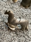 Miniature Pewter Lot Horse Figurine, Thimbles Shot Glasses 3” Cherub & More — photo 9