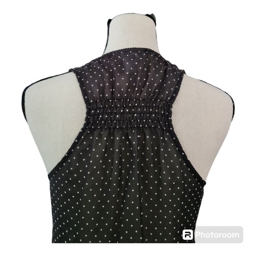 Polkadot and floral sheer vest Size M New - Picture 5 of 9
