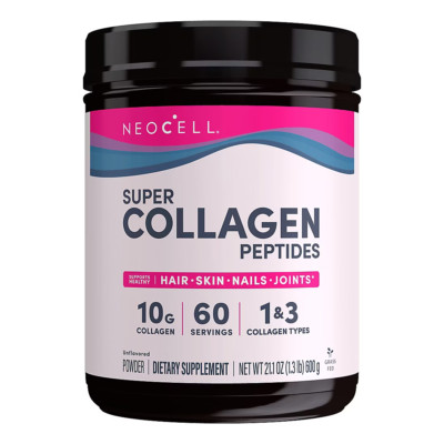 NeoCell Super Collagen Peptides Unflavored Powder Collagen 21.2 oz NO SHIP TO CA